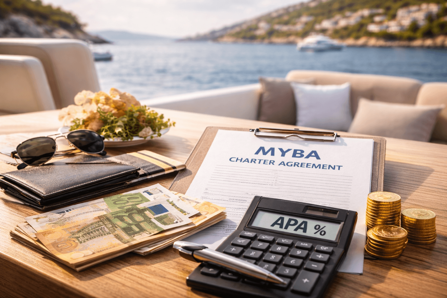 What Is Included in a Crewed Yacht Charter Under MYBA Standards
